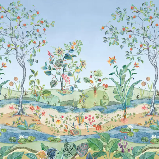 Mythica Mural Grasscloth 